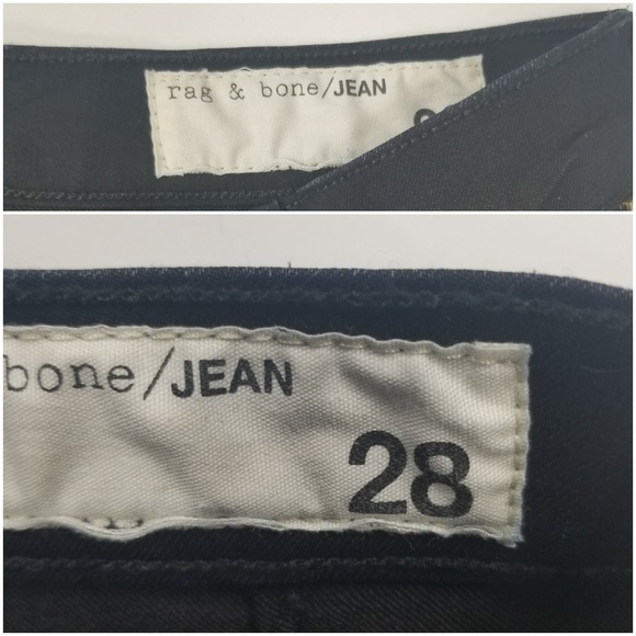 Rag & Bone Exposed Side Zip Skinny Jean's Sz 28 - Picture 6 of 8